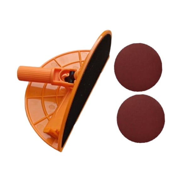 simhoa Drywall Corner Hand Sander Semi Circular Angle Sanding Tool Handheld with 2 Sandpapers for Glass Finishing Ceiling Furniture 120 230 Grit