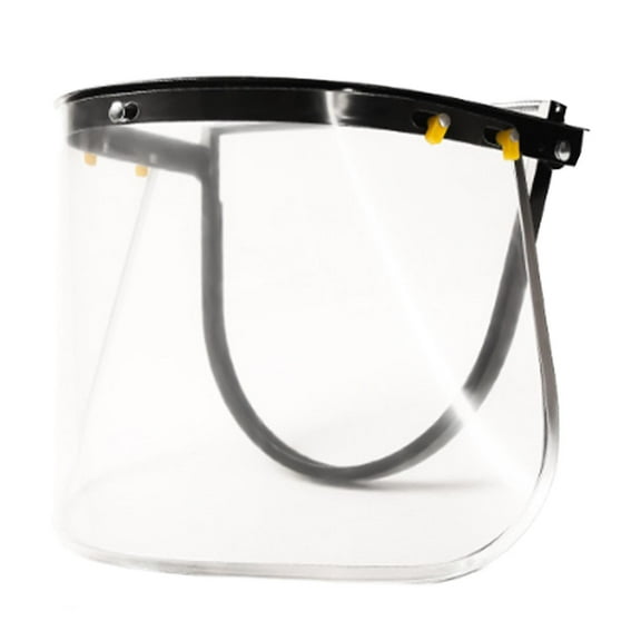 simhoa Face Hard Hat Debris Protection Good Visibility Face Guard Protective Visor for Trimming Garden Mowing Logging Welding with bracket