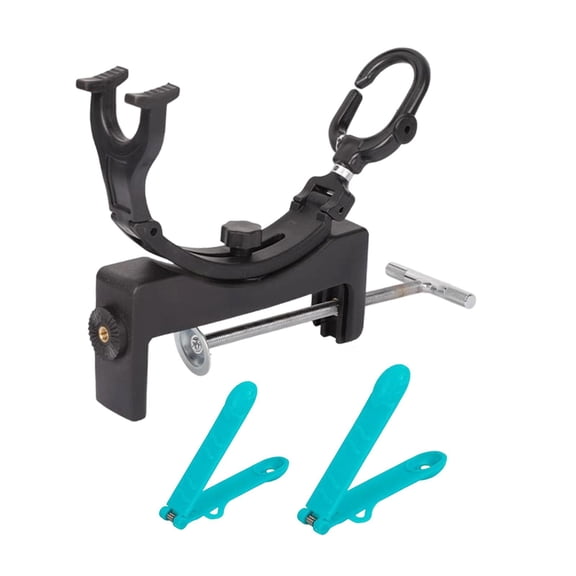simhoa Fishing Boat Rod Holder Bracket Swivel Gear Horizontal or Vertical Clamp on Fishing Pole Holder,Trolling Rack,for Yacht,Kayak