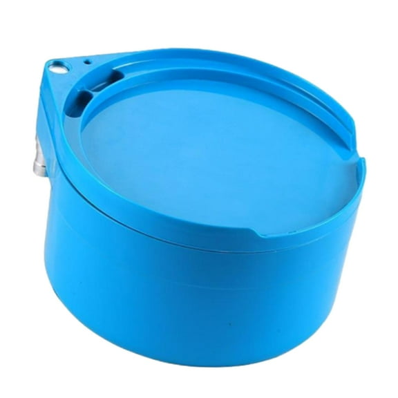 simhoa Fishing Cage Feeder Fishing Feeder Holder Baits Box Portable Easy Carrying Fishing Lures Storage Box Storage Case Accessories Blue