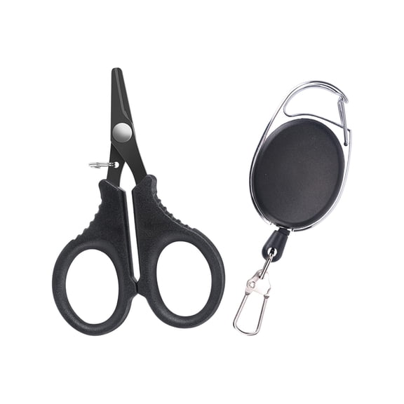 simhoa Fishing Scissors Fishing Accessories Multi Tool Portable Durable Fishing Line Scissors Braided Line Cutter for Fishing String