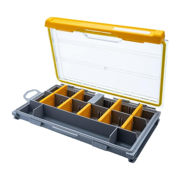 simhoa Fishing Tackle Box Fishing Lure Organizer Waterproof Large Capacity, Box Organizer with Dividers, Storage Practical Lure Case