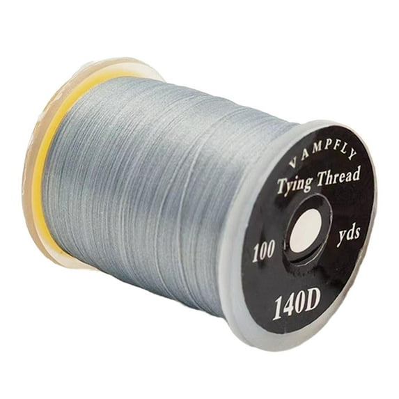 simhoa Fly Tying Thread 140D for Lure DIY Making Tool Strong Multifilament Trout Line Smooth Braided Thread Fly Tying Supplies gray