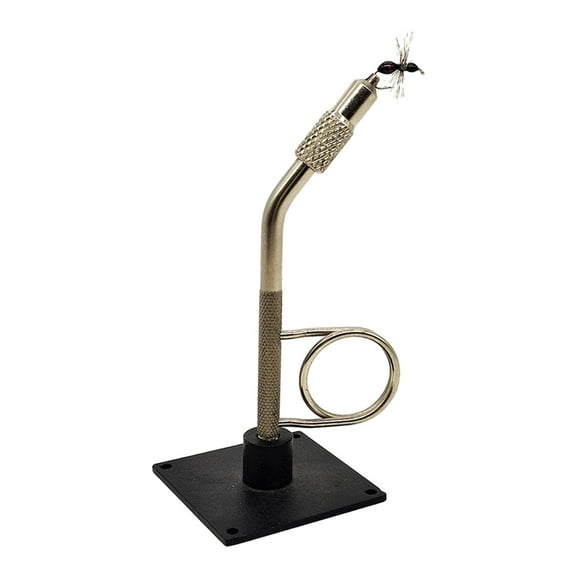 simhoa Fly Tying Vise Fly Making Tool Device Easy to Use Accessories with Pedestal Base Universal Portable Hook Steel Screw