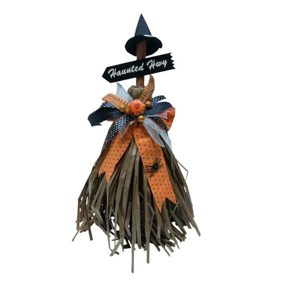 simhoa Halloween Decoration Ornaments Witch Decor for Front Porch Garden Front Door