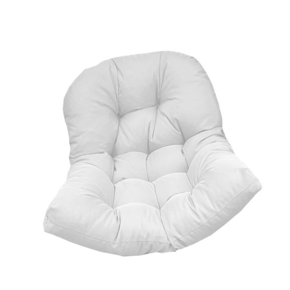 simhoa Hanging Basket Seat Pillow Furniture Accessories Yard Household Interiors Comfortable Polyester Garden Pod Chair Matte Chair Seat Seating Seat white