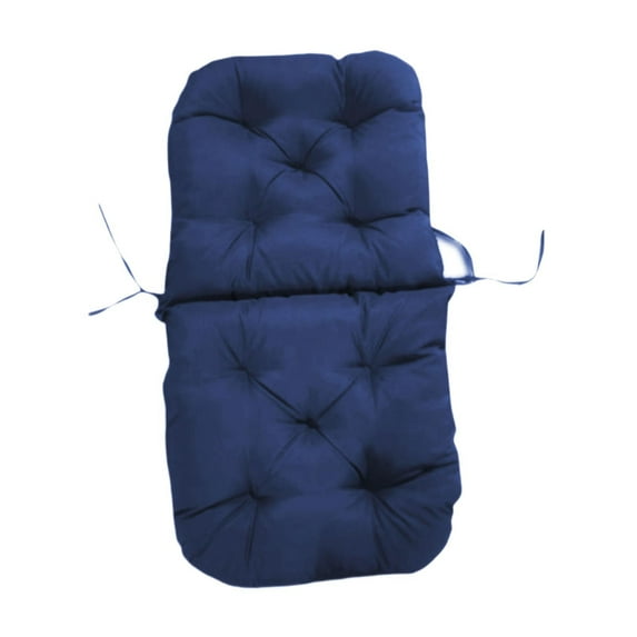 simhoa High Back Chair Cushion Chair Pad Recliner Cushion Anti Slip Comfortable Patio Seat Cushion Rocking Chair Cushion for Balcony Navy