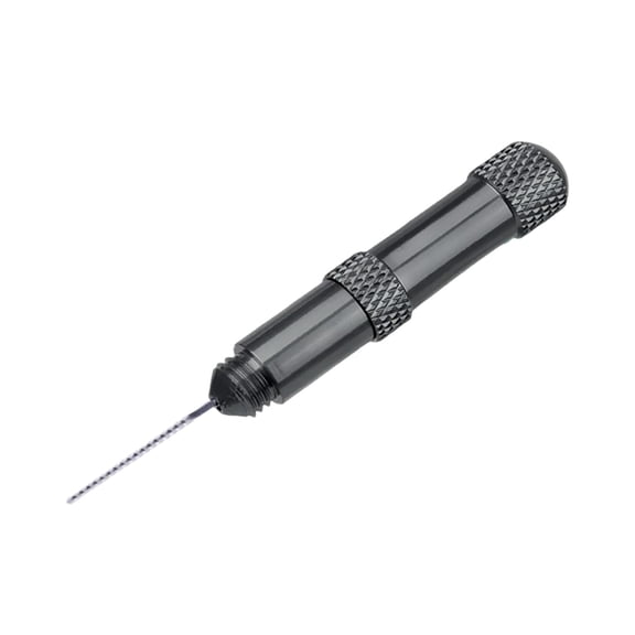 simhoa Hobby Model Mini File Small Alloy Crevice Filing Tool for Carving DIY Crafts Black 0.7mm