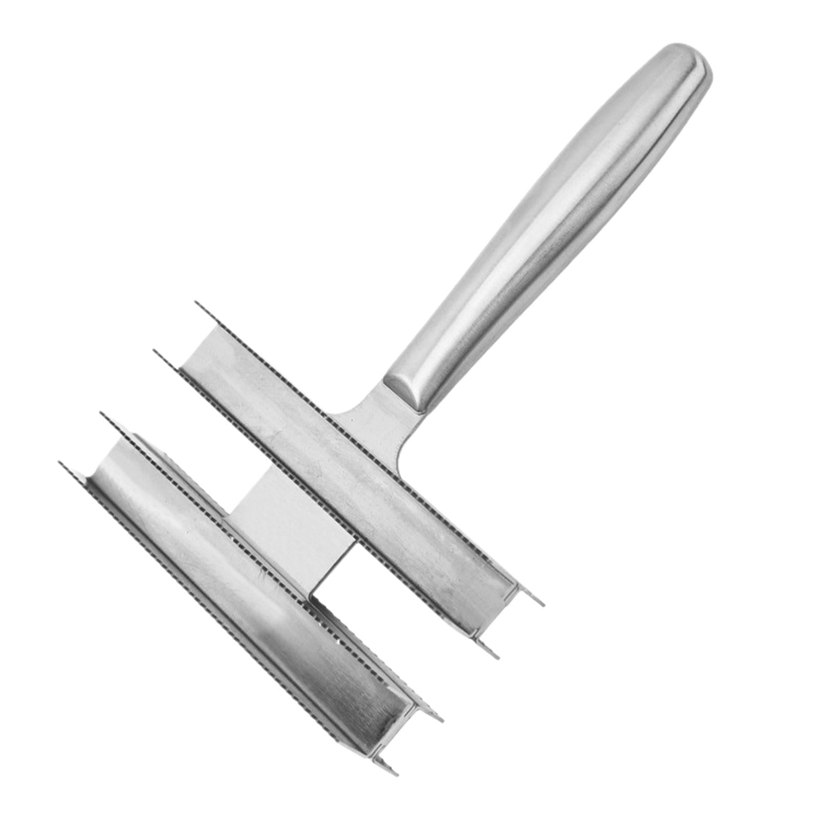 simhoa Horse Hair Comb Rake Deshedding Brush Double Sided Shedding