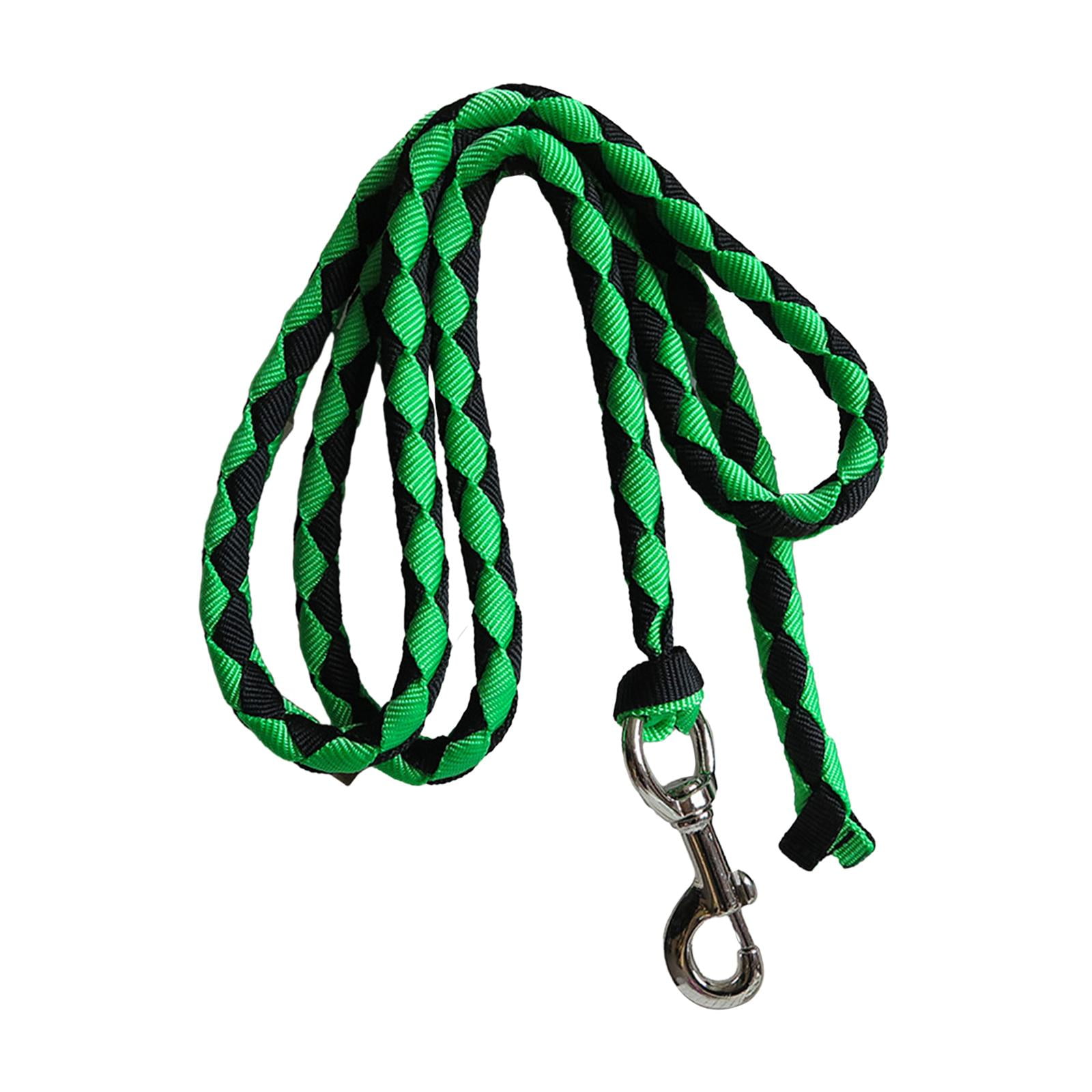 simhoa Horse Lead Rope Braided Horse Rope Swivel Buckle Durable Horse
