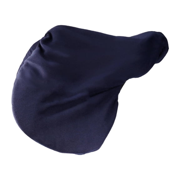 simhoa Horse Saddle Cover Elastic Bands Fleece Dustproof Soft Comfortable Washable Wrap Equestrian Equipment Saddle Protector Sleeve