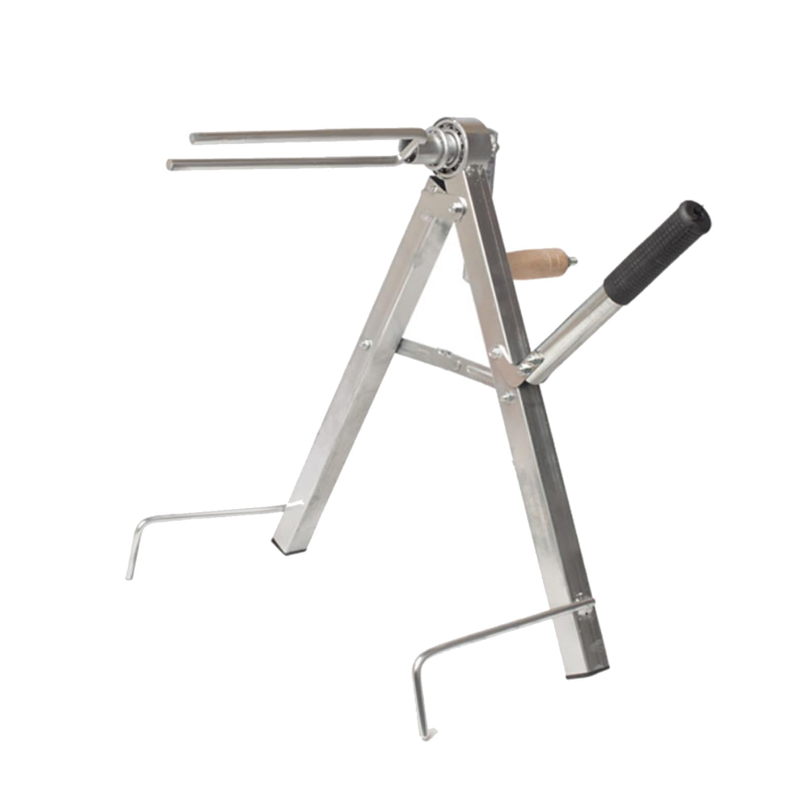 simhoa Hose Reel Organizer Heavy Duty Manual Hand Crank Garden Hose Storage Water Tube Holder for Firefighting Outdoor Watering