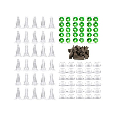 simhoa Hydroponics Planting Set Garden DIY Accessories Easy to Use Hydroponics Supplies for Fruits Hydroponics Growing System Cilantro 30 Piece