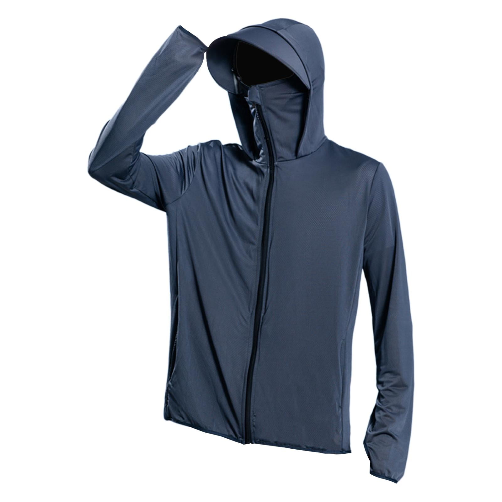 Zimego long sleeve lightweight hoodies with button henley