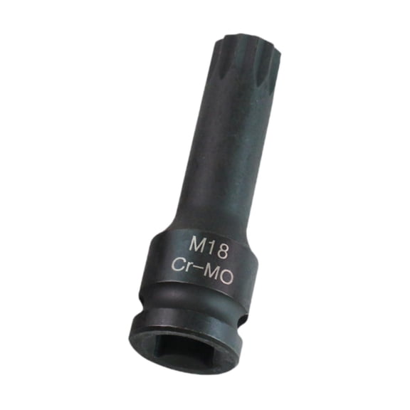 simhoa Metric 1/2 inch Impact Drive Triple Square Sockets, M18 Triple Square Impact Spline Bit Sockets
