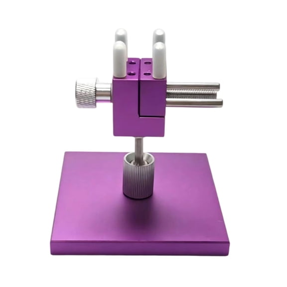 simhoa Mini Bench Vise Rotatable Universal Stable Base Small Table Vice Clamp Repair Tool for Model Jewelers Gluing Sanding Carving Square Base