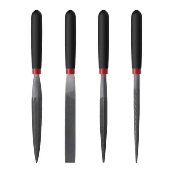 simhoa Mini Needle files Portable Workshop Hand files for Wood Metal Jewelry Making 4Pcs
