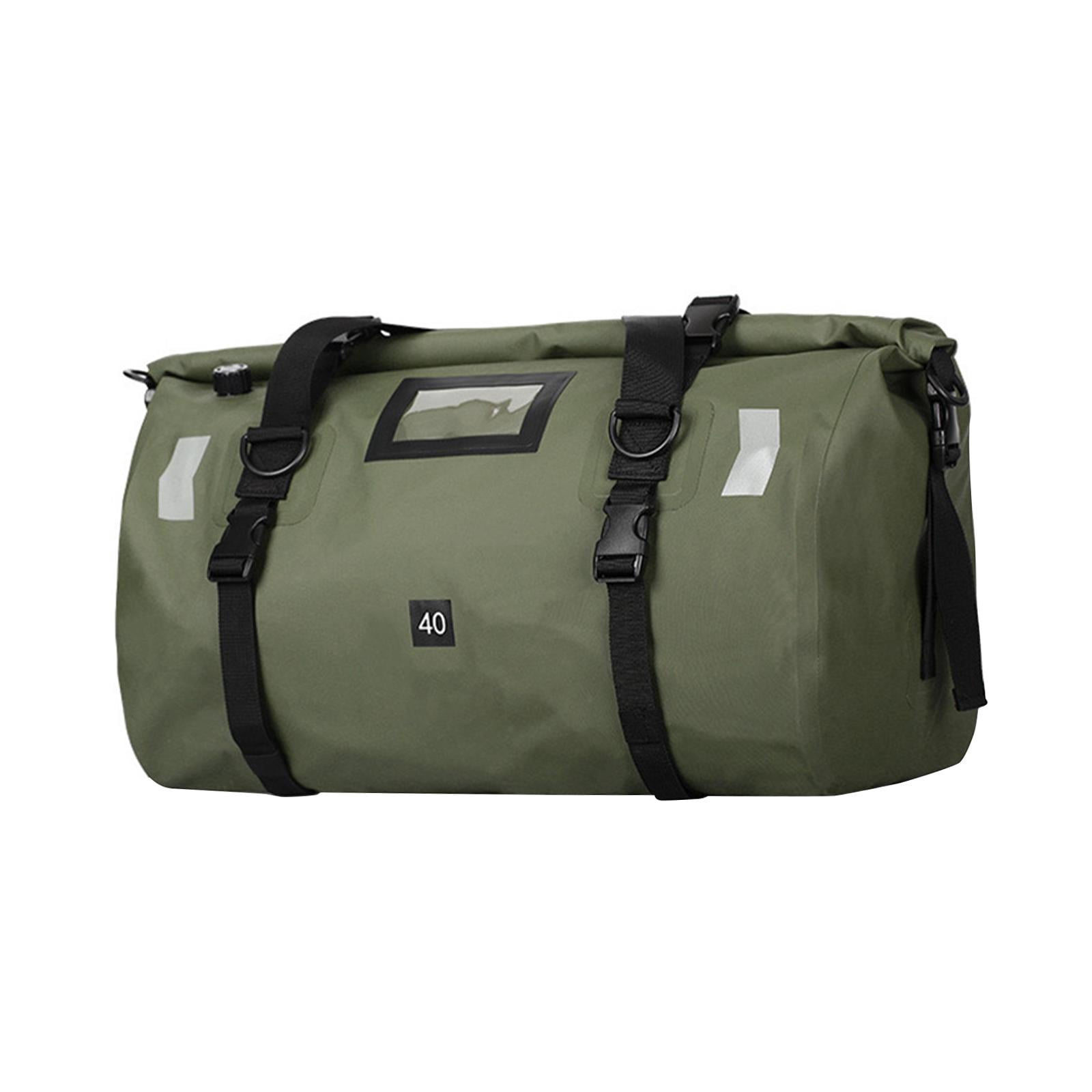 Aetleemo Motorcycle Tail Duffle Bag 65L - Waterproof, Reflective, For Riders Who Love Adventure & Long Trips