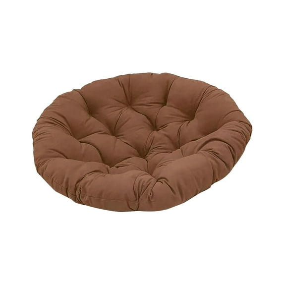 simhoa Outdoor Seat Cushion Swing Hanging Chair Cushion Portable 50cm Round Floor Cushion Rattan Cushion for Swing Chair Living Room Coffee