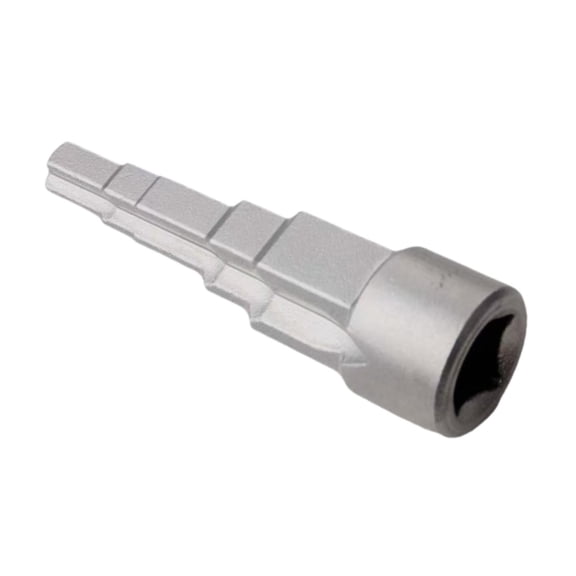 simhoa Pagoda Head Valve 1/2 Wrench Five Step Drive Carbon Steel Radiator Spud Wrench Head Stepped Tower Joint Repair Tool Suitable for Valve Installation Removal Female Thread