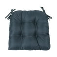 thumbnail image 1 of simhoa Patio Cushion Waterproof Chair Pad 17x17inch Skin Friendly Comfortable Breathable Multifunctional for Decorating Sofa Durable Black, 1 of 10