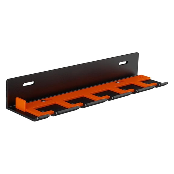 simhoa Pneumatic Tool Holder, Pneumatic Tool Rack with 5 Slots, Easy Assembly, Hanging System for Pneumatic Tools, Garage Storage Rack for