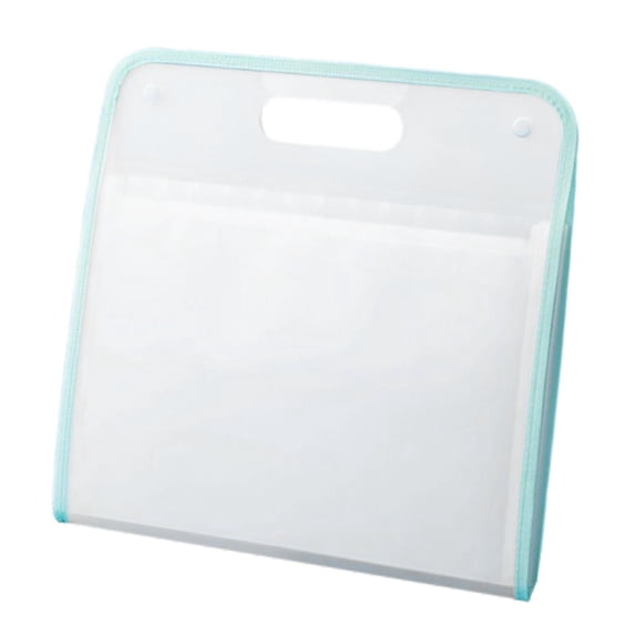 simhoa Portable A4 File Folder Accordion File Organizer,Waterproof,Expanding,Briefcase 13 Layer Documents Bag for Home School Office Green