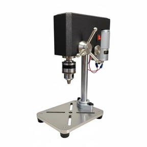 simhoa Precision Drill Mini Drill Benchtop Drill Compact Workbench Size 18.5 X 10 Cm Base for Makers Craft Rooms and Garage Setups