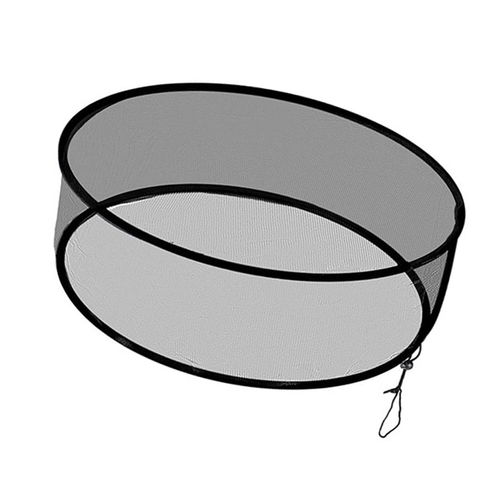 simhoa Rain Barrel Mesh Cover Water Collection Buckets Cover Accessory Practical Easy to Install Premium Rain Barrel Netting Screen 95cmx95cmx25cm