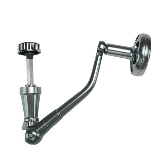 simhoa Reel Handle Fishing Reel Handle Fishing Accessories Sturdy Rotatable Fishing Reel Handle Reels Power Handle Gray