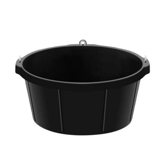 simhoa Rubber feed Pan Versatile Horse feed Bucket for Farm Animal Feeding Pig Dogs