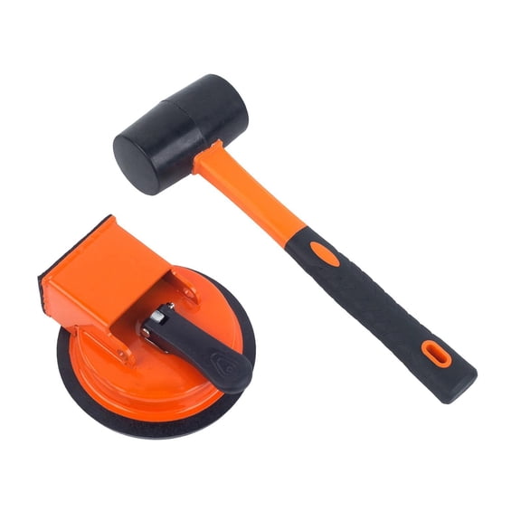 simhoa Seamless Seam Setter Anti Slip Handle Floor Gap Fixer Tool Heavy Duty Tile Glass Lifter Vacuum Suction Cup Handheld Installation Repairs Tool for one