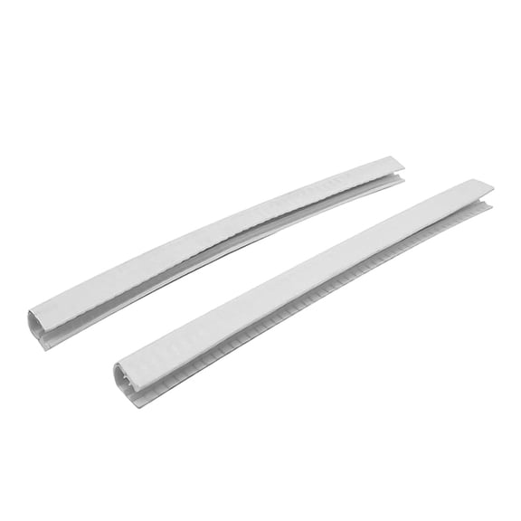 simhoa Skateboard Deck Guard Protector Easy Install Nonslip Scratch Resistant Sleek Rubber Strip Protective Cover for Land Surfboard White 30 cm