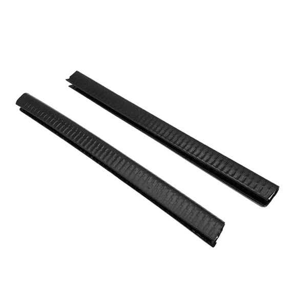 simhoa Skateboard Protector Easy Install Nonslip Scratch Resistant Sleek Rubber Strip Cover for Land Surfboard Black 22 cm