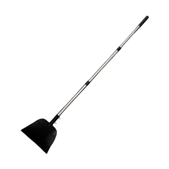simhoa Snow Pusher Driveway Sidewalk Yard Garden Cleaning Tool Flat Pusher Floor Spade Snow Removal Plow Ergonomic Lightweight Stainless Steel Carbon Steel S