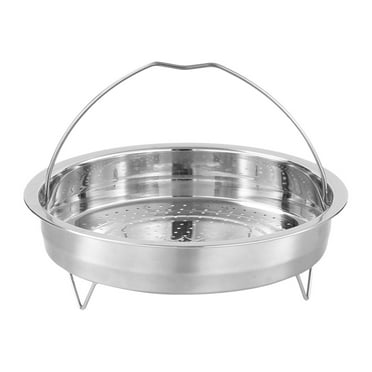 simhoa Stainless Steel Steamer Basket Steam Rack. with Handle, Kitchen Steam Seafood Lightweight Pastries Steamer Insert Steam Tools 22cm