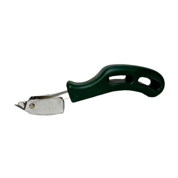 simhoa Staple Remover Ergonomic Nail Puller Upholstery Staple Extractor Heavy Duty Construction Tool with Stainless Steel Material Suitable for Furniture Rep green