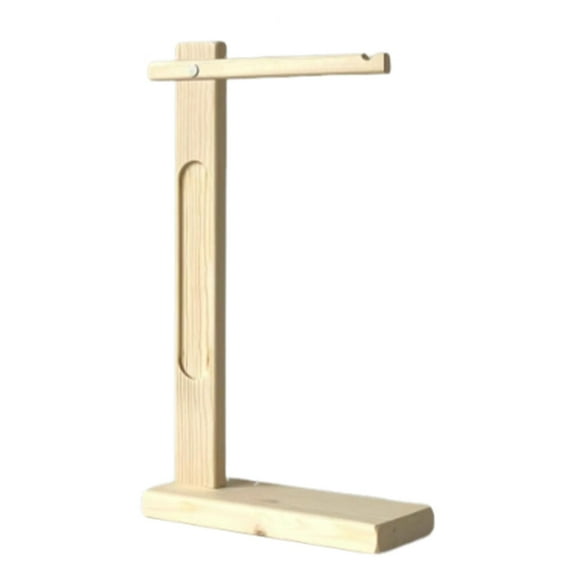 simhoa Wind Chime Stand Hanger Elegant Decorative Windchime Holder Hanging Rack for Pendant Necklace Accessories Sturdy Room Desktop Wood Color