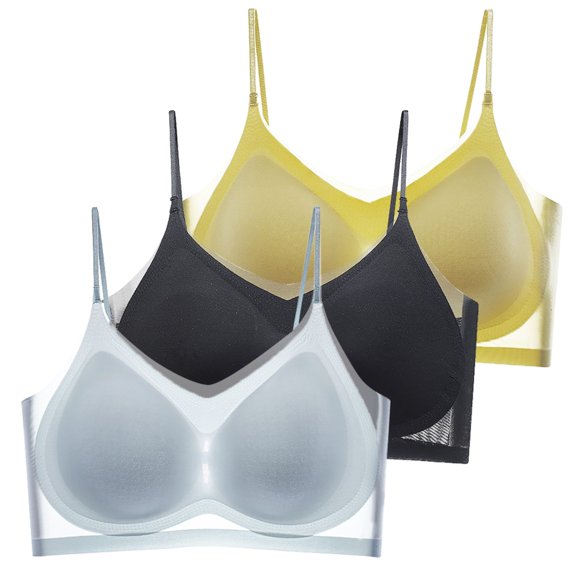 siminsem 3PC Silicone Adhesive Bra for Women Strapless Backless Invisible Push Up Sticky Self Adhesive Reusable Bra for Deep V Plunge Dress, K,L