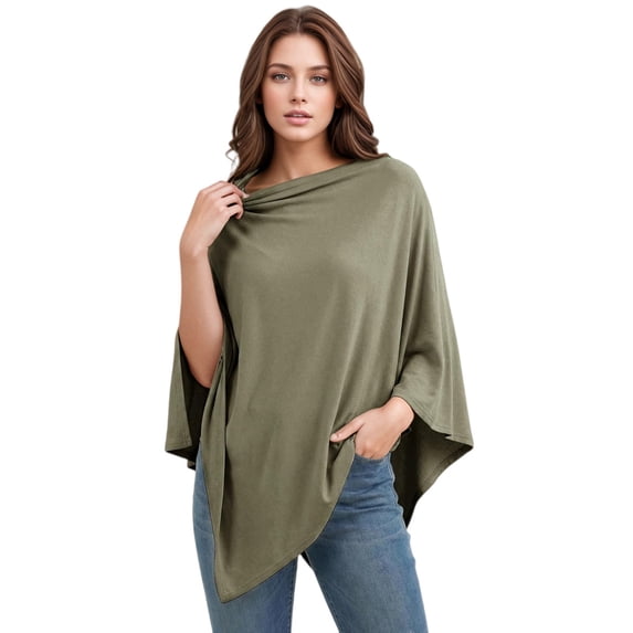 siminsem Breastfeeding Cover & Car Seat Canopy Multi Use Basket Cover 360° Full Privacy Nursing Cover Sunshade Windproof Soft Breathable Stretchy Skin Friendly Baby Cover, Army Green,A