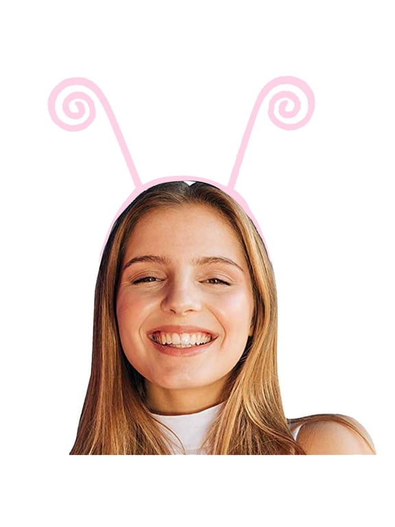 Funny Alien Antenna Headband UniBopper Headpiece Springy Novelty Party Accessory for Halloween Festival One Size, Pink,One Size