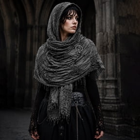 siminsem Gothic Cape for Women Halloween Lace Shawl Vampire Accessory Adjustable Black Boa Witch Cloak for Cosplay Masquerade Party 1 Pack, Black,One Size