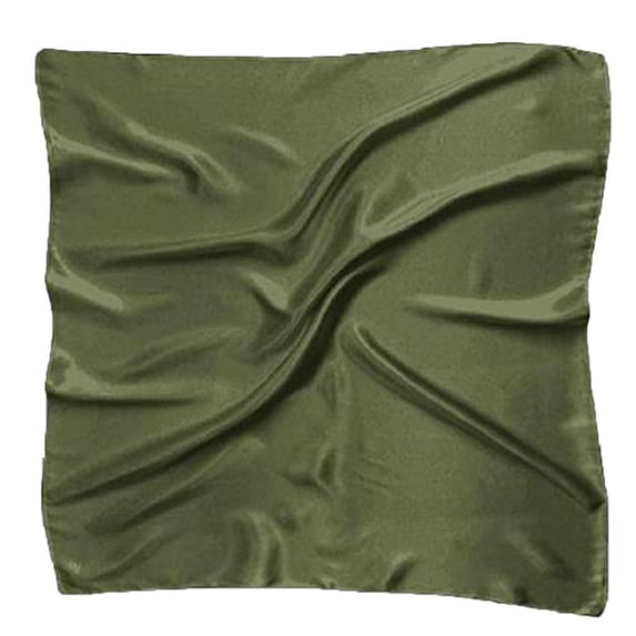 WCJM Under $ 5 H Handkerchief Polyester Lady Handkerchief Satin Silk Large 90X90 Cm Square Plain Nautical Head Neck Scarf Wrap 24 Colours