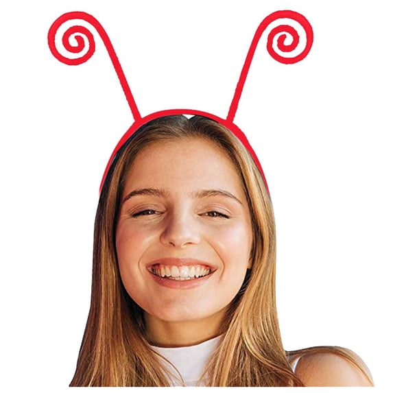 siminsem UniAntenna Headband Alien Bopper Headpiece Funny Springy Novelty Party Accessory for Halloween Festival One Size, Red,One Size