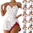 thumbnail image 1 of siminsem Women's Satin V Neck Lace Trim Chemise Nightgown Sleeveless Full Slip Sleepwear with Adjustable Spaghetti Straps Silky Soft Babydoll Dress Nightdress for Honeymoon Bridal S-XXL, Black,L, 1 of 5