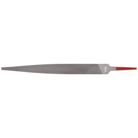 simonds 73479500 warding hand file, american pattern, double cut, rectangular, medium, 4" length, 3/8" width, 3/64" thickness