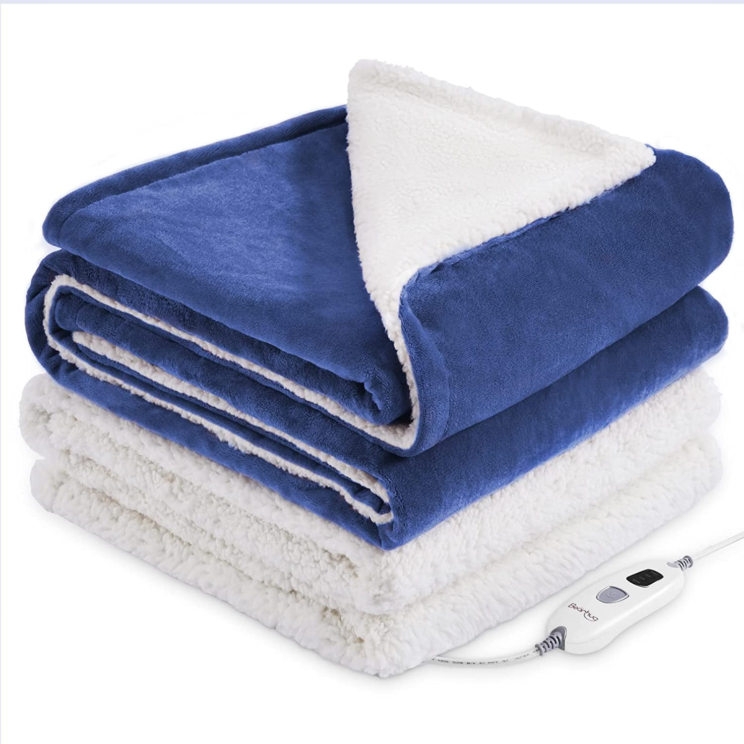 simple Bearhug Electric Blanket King Size 100" x 90" Dual Controller