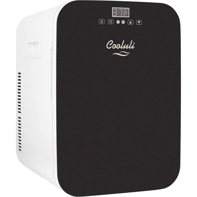 simple Cooluli 20L Mini Fridge For Bedroom Car Office Desk & College