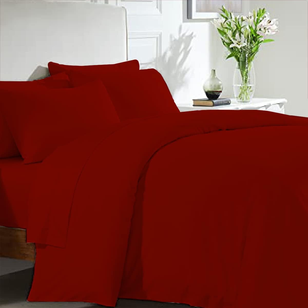 simple Kotton Culture 1000 Thread Count California King Sheets Egyptian Cotton 4 Piece 100