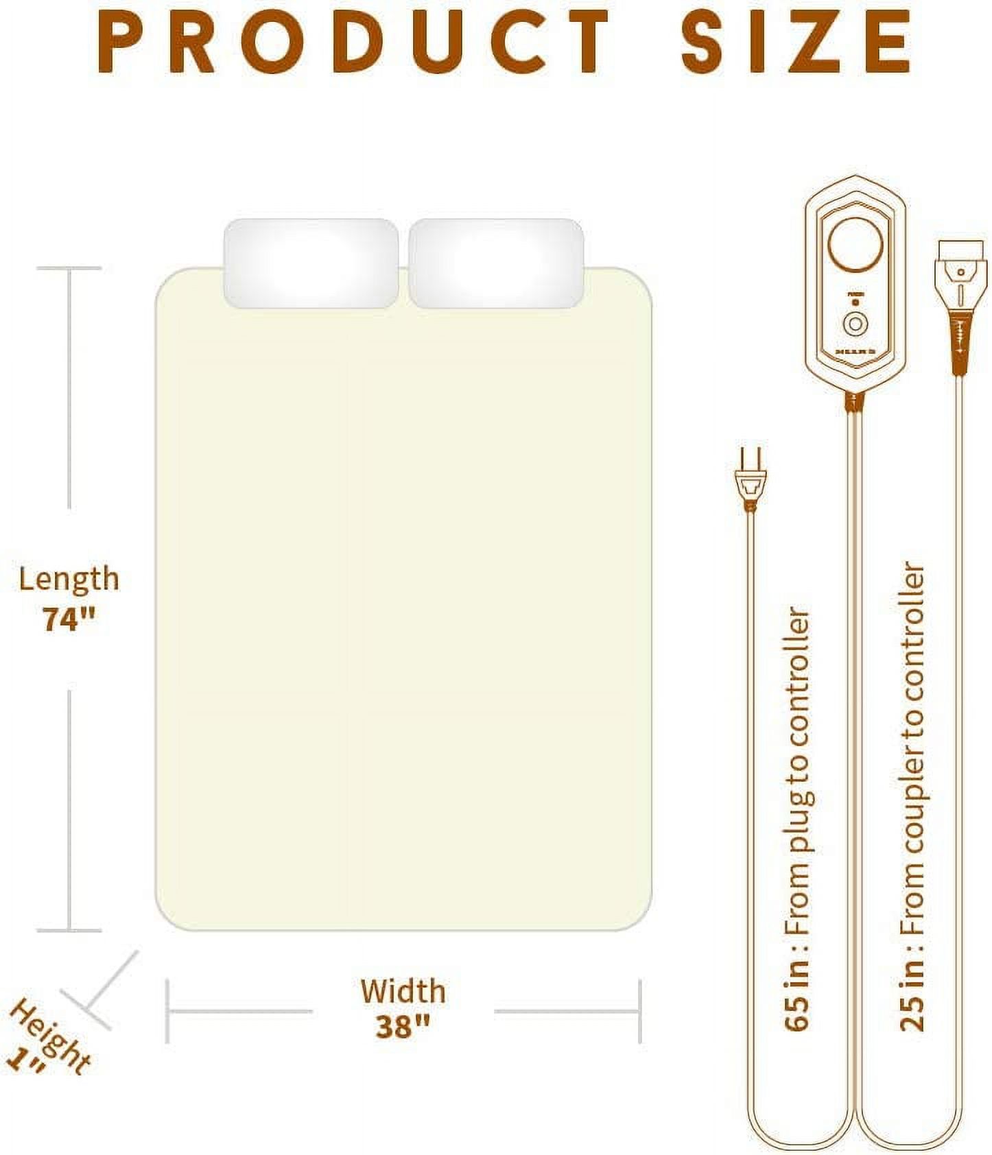 simple Life TheraMat Far Infrared Heated Mattress Pad [ 2023 ] Fits